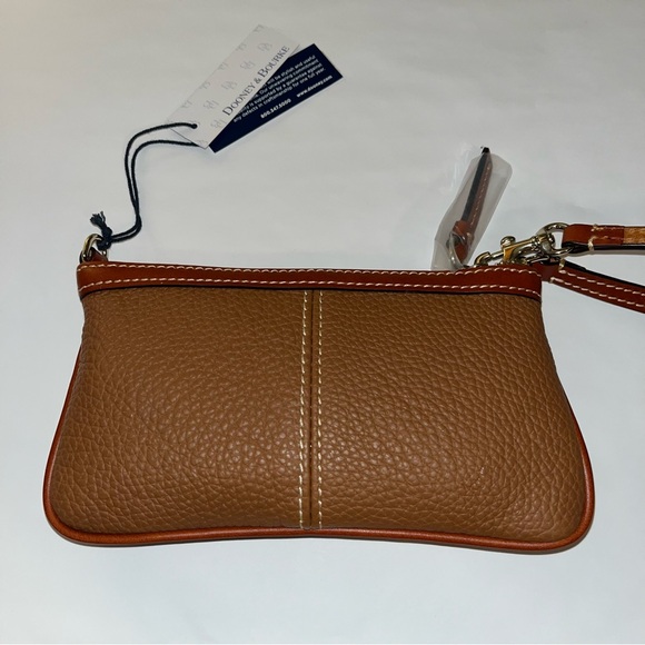 Dooney & Bourke Carmel Pebble Grain Large Slim Wristlet - Picture 2 of 11
